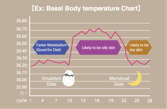 BBT temperature chart